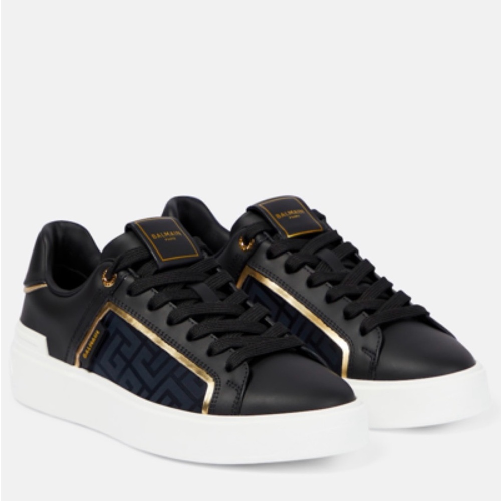 Balmain B-court low top sneakers size 8